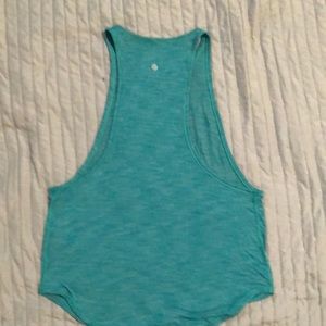 Lululemon Sweat Date Tank Heathered teal green